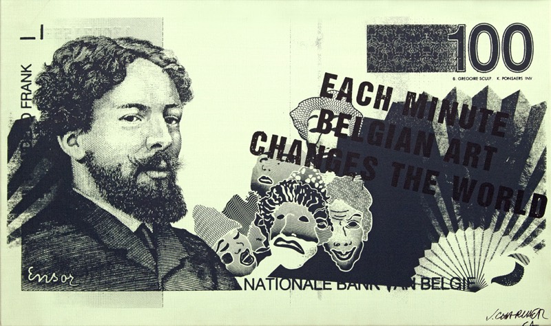 Each Minute Belgian Art Changes the World (2002) — Jacques Charlier