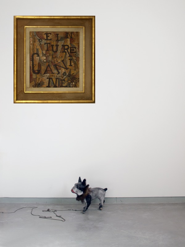 Peinture canine (1988) — Jacques Charlier