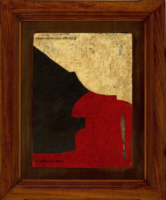 Peinture au coup tôt tiré (2010) — Jacques Charlier