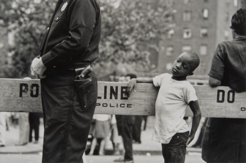 Boy at Police Line (1966) — Jan Yoors