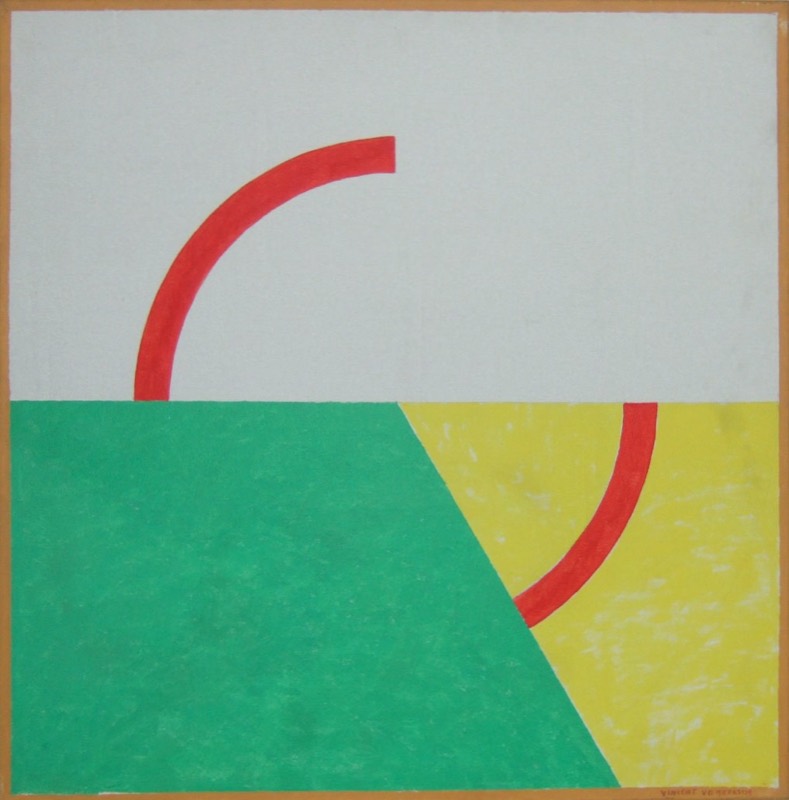 Compositie met krommen (1980/90) — Vincent Van den Meersch