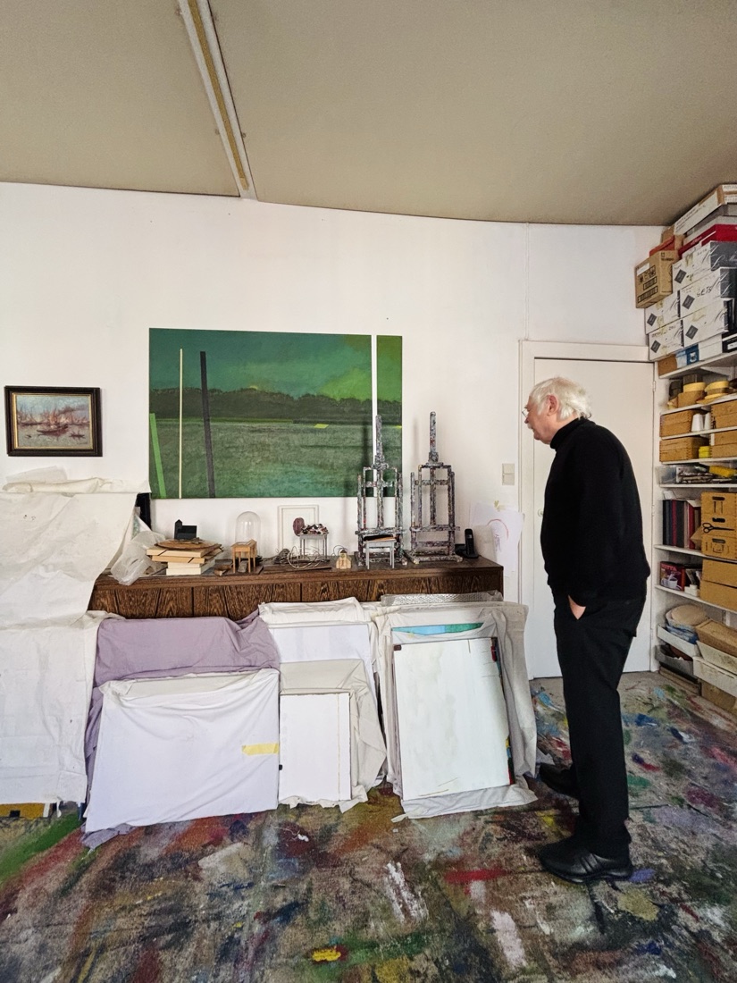 Hugo Duchateau in zijn atelier