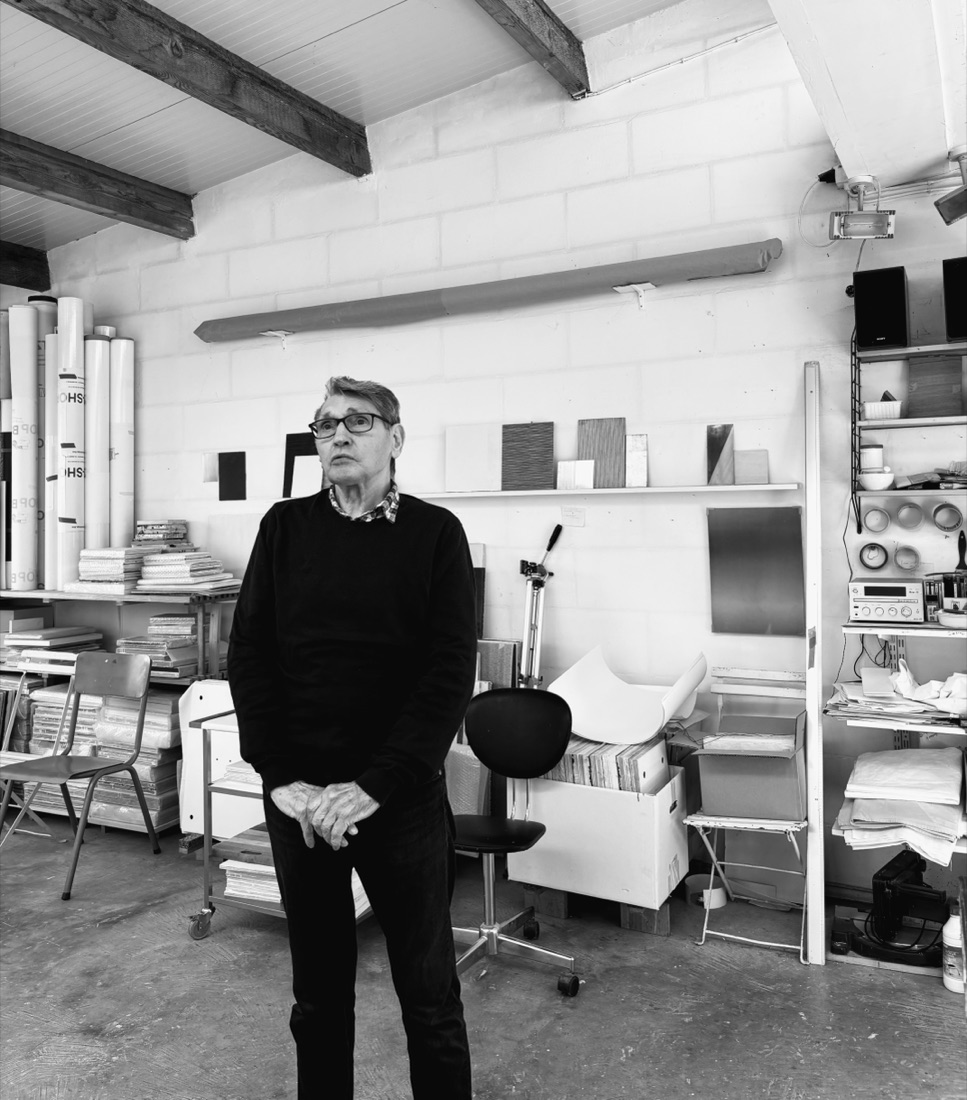Willy De Sauter in zijn atelier